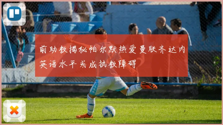 前助教揭秘帕尔默热爱曼联齐达内英语水平或成执教障碍