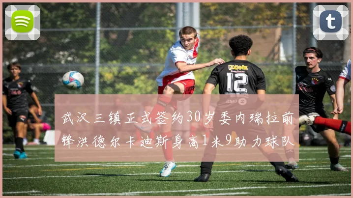 武汉三镇正式签约30岁委内瑞拉前锋洪德尔卡迪斯身高1米9助力球队新赛季